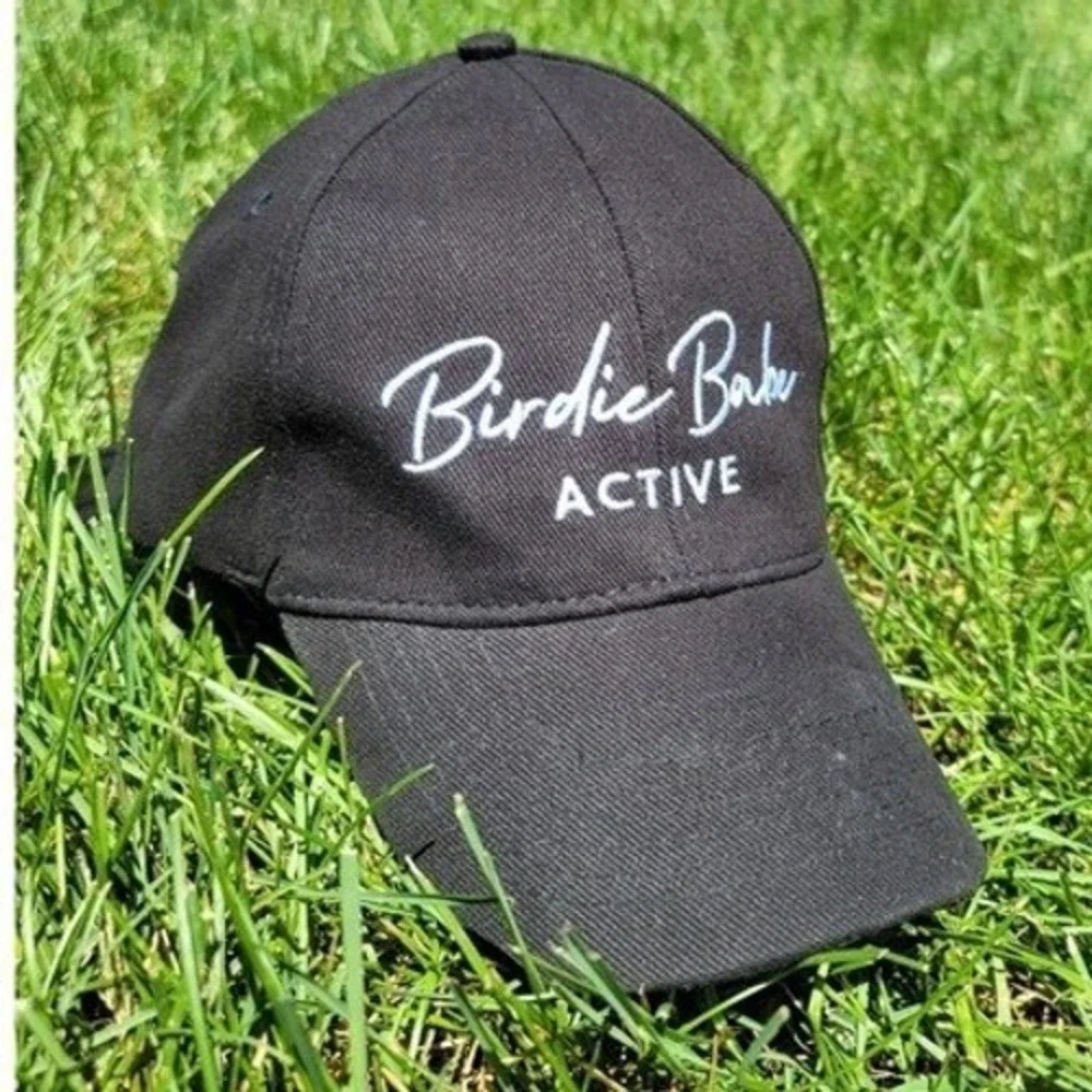 Birdie Babe Active Hat‎ Black Baseball Cap Golf Casual